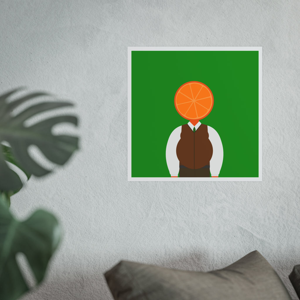 OrangeDude | Satin Poster