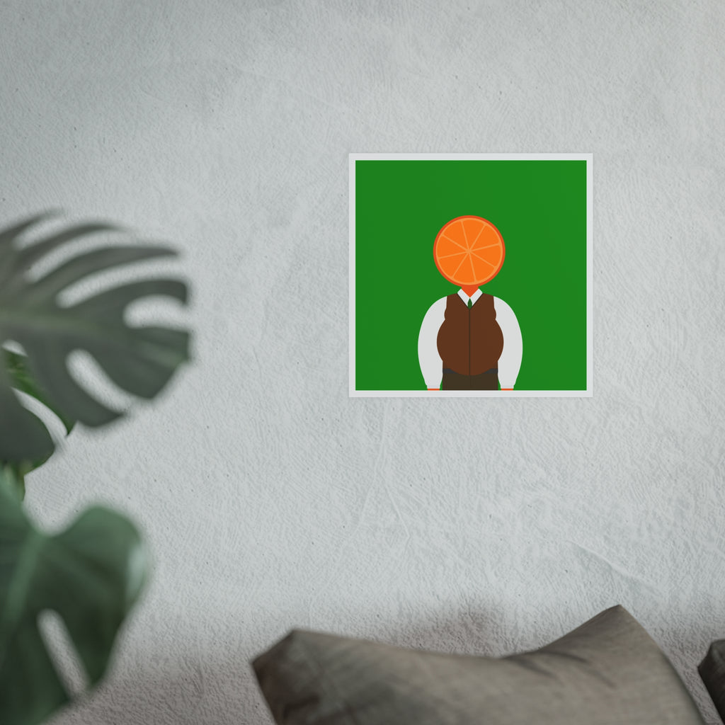 OrangeDude | Satin Poster