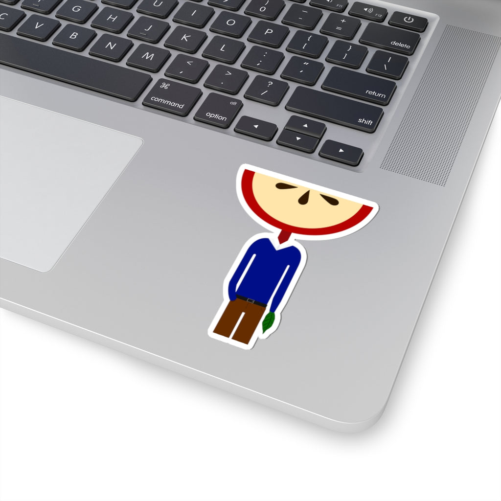AppleGuy Character | Kiss-Cut Sticker