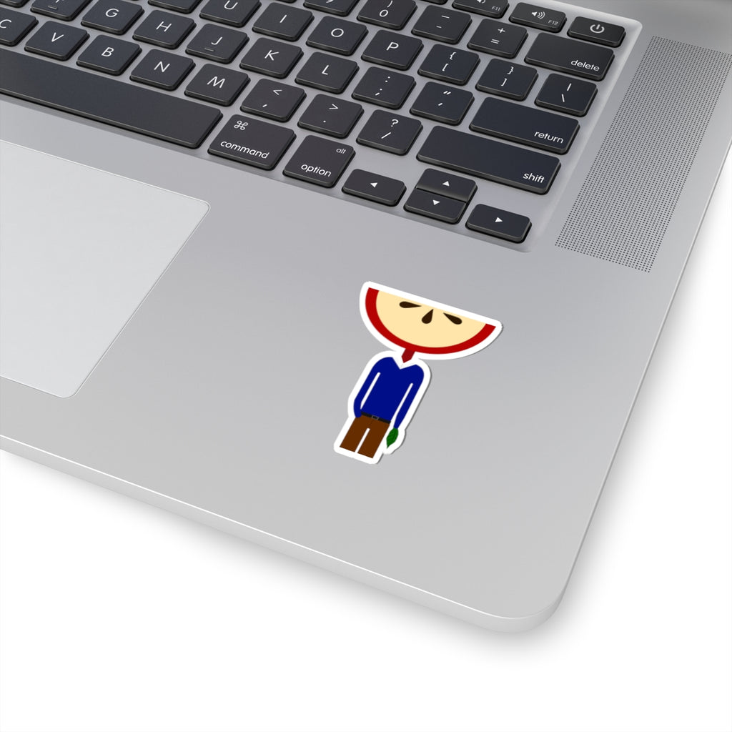 AppleGuy Character | Kiss-Cut Sticker