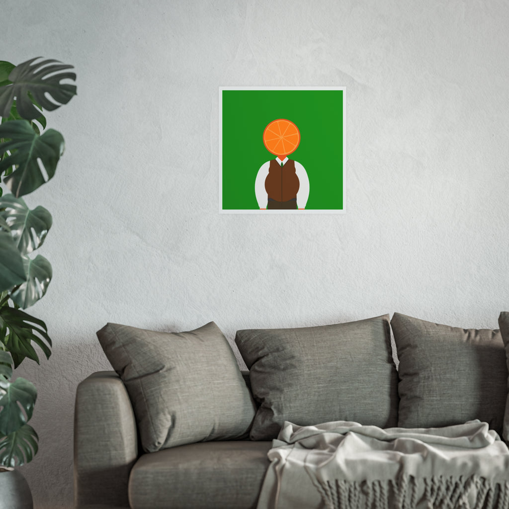 OrangeDude | Satin Poster