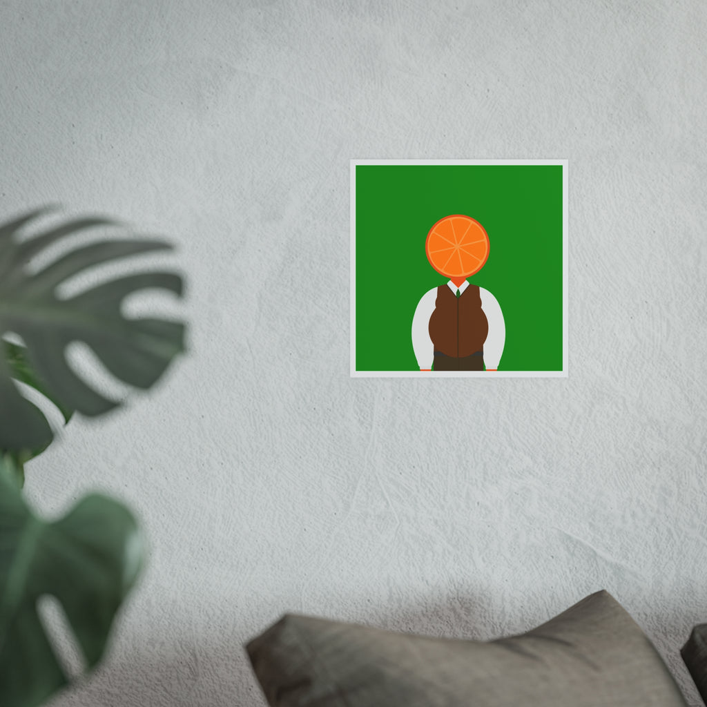 OrangeDude | Satin Poster