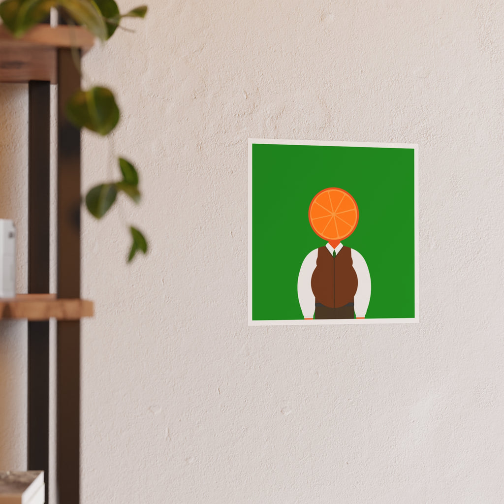 OrangeDude | Satin Poster