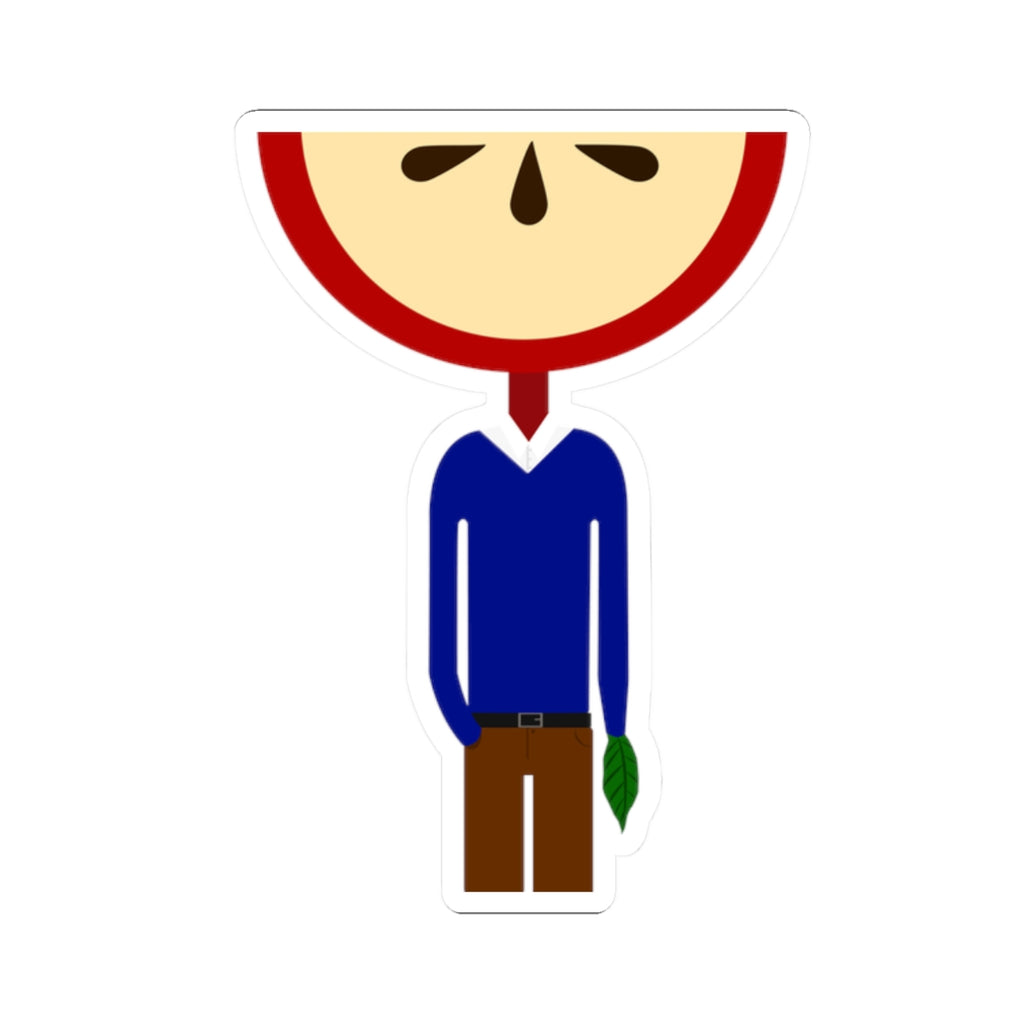 AppleGuy Character | Kiss-Cut Sticker