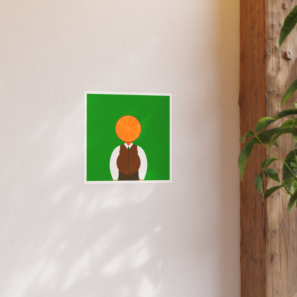 OrangeDude | Satin Poster