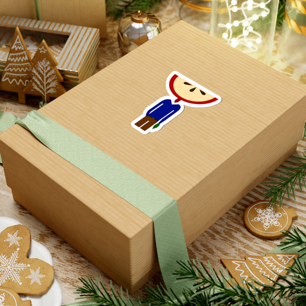 AppleGuy Character | Kiss-Cut Sticker