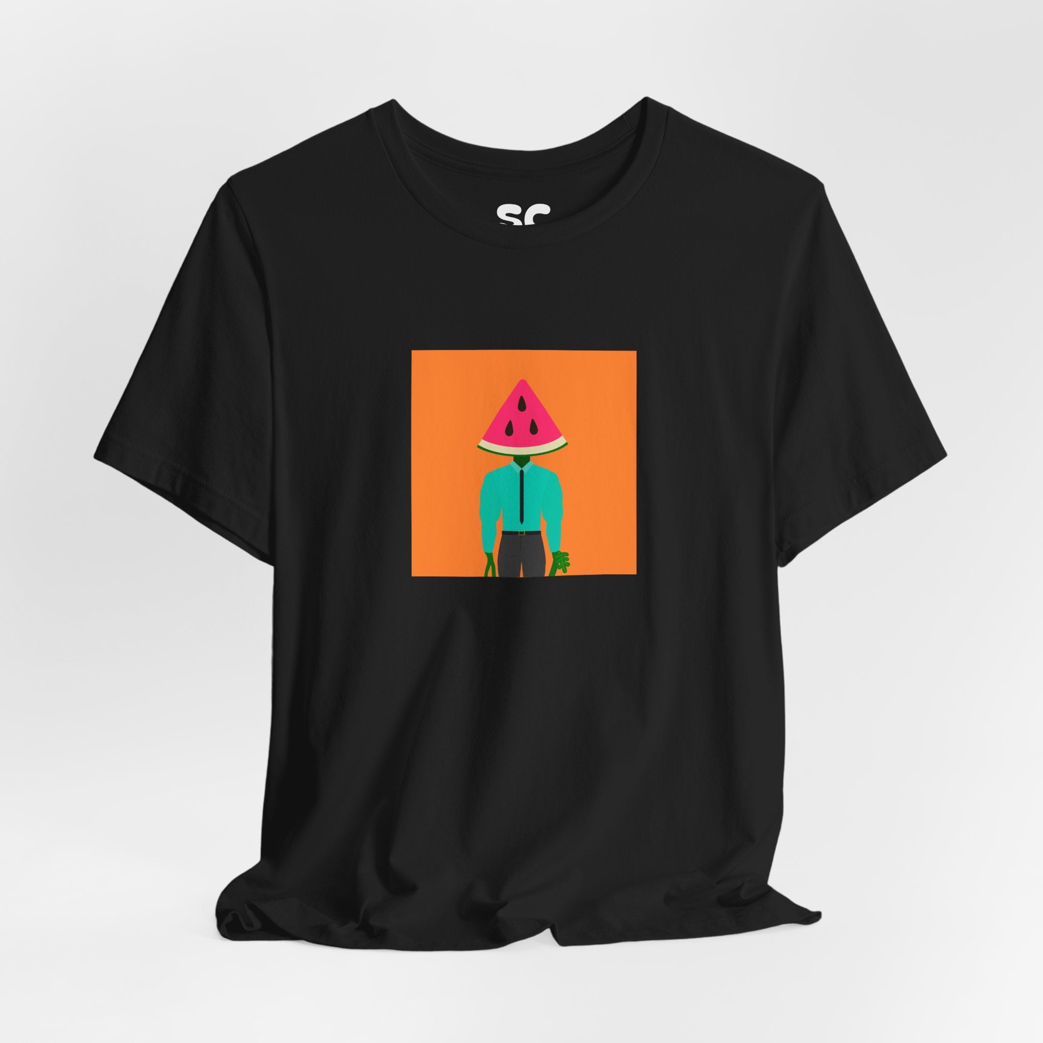 Melon Man Graphic Tee — Fruit Character Art T‑Shirt