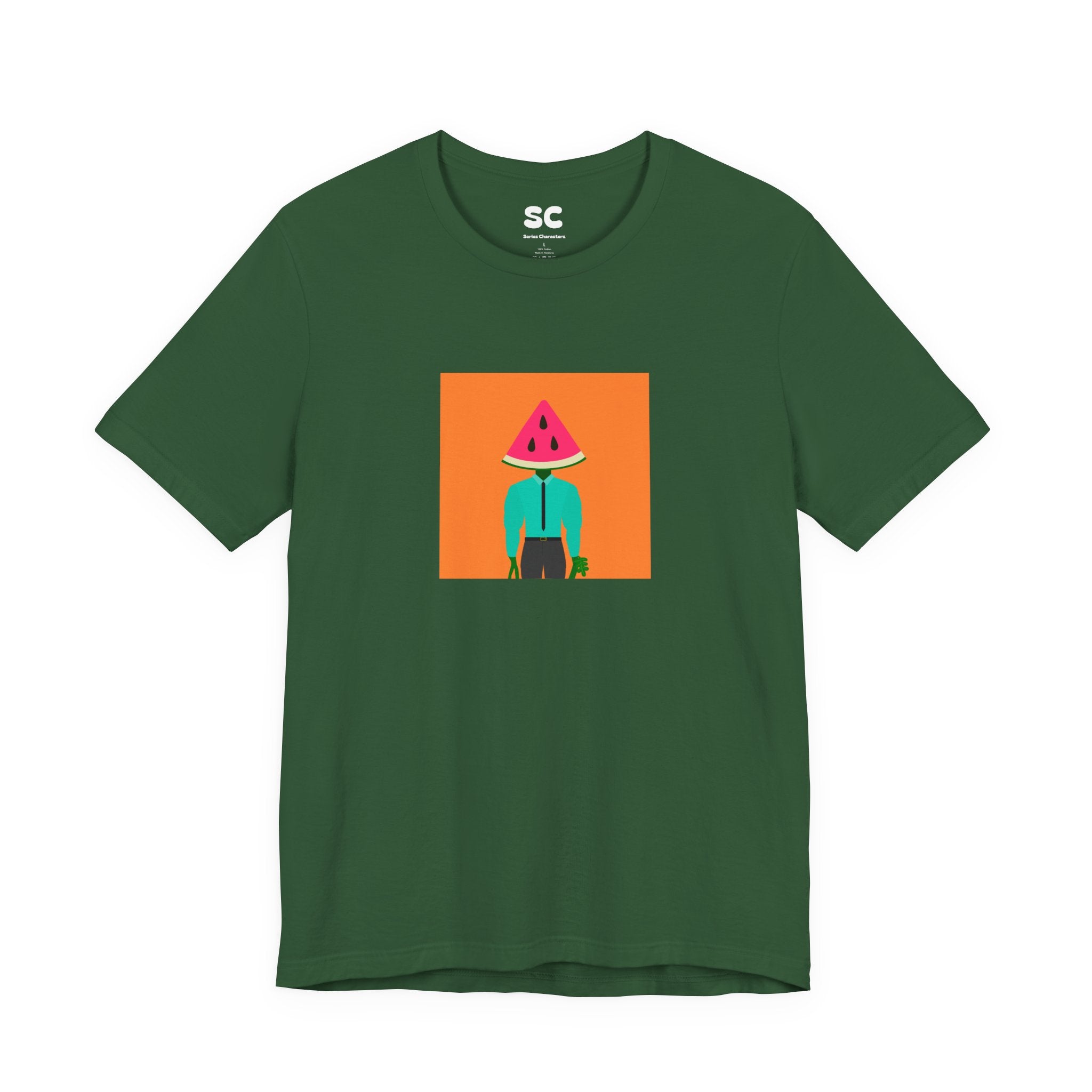 Melon Man Graphic Tee — Fruit Character Art T‑Shirt