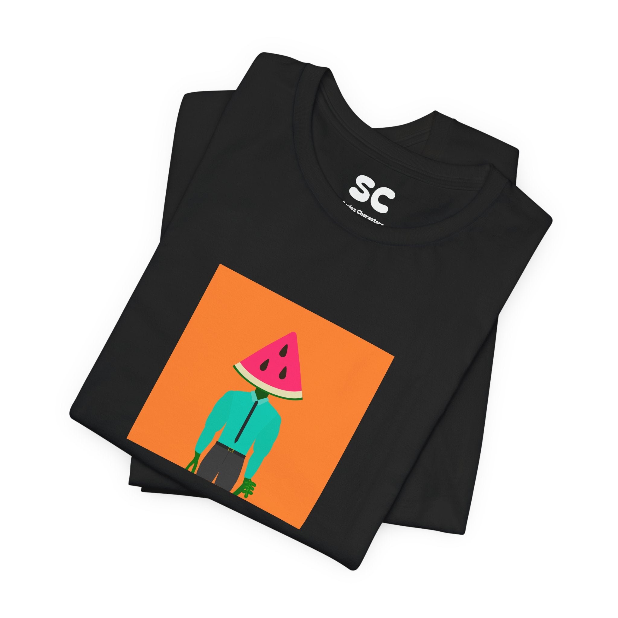 Melon Man Graphic Tee — Fruit Character Art T‑Shirt