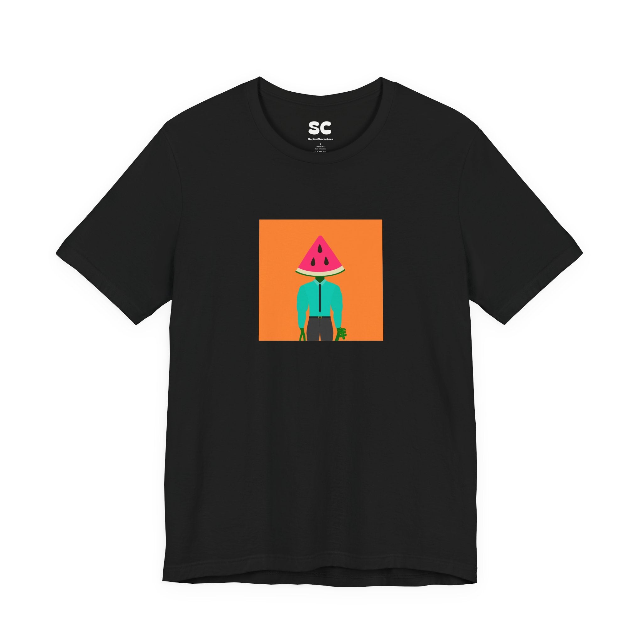 Melon Man Graphic Tee — Fruit Character Art T‑Shirt
