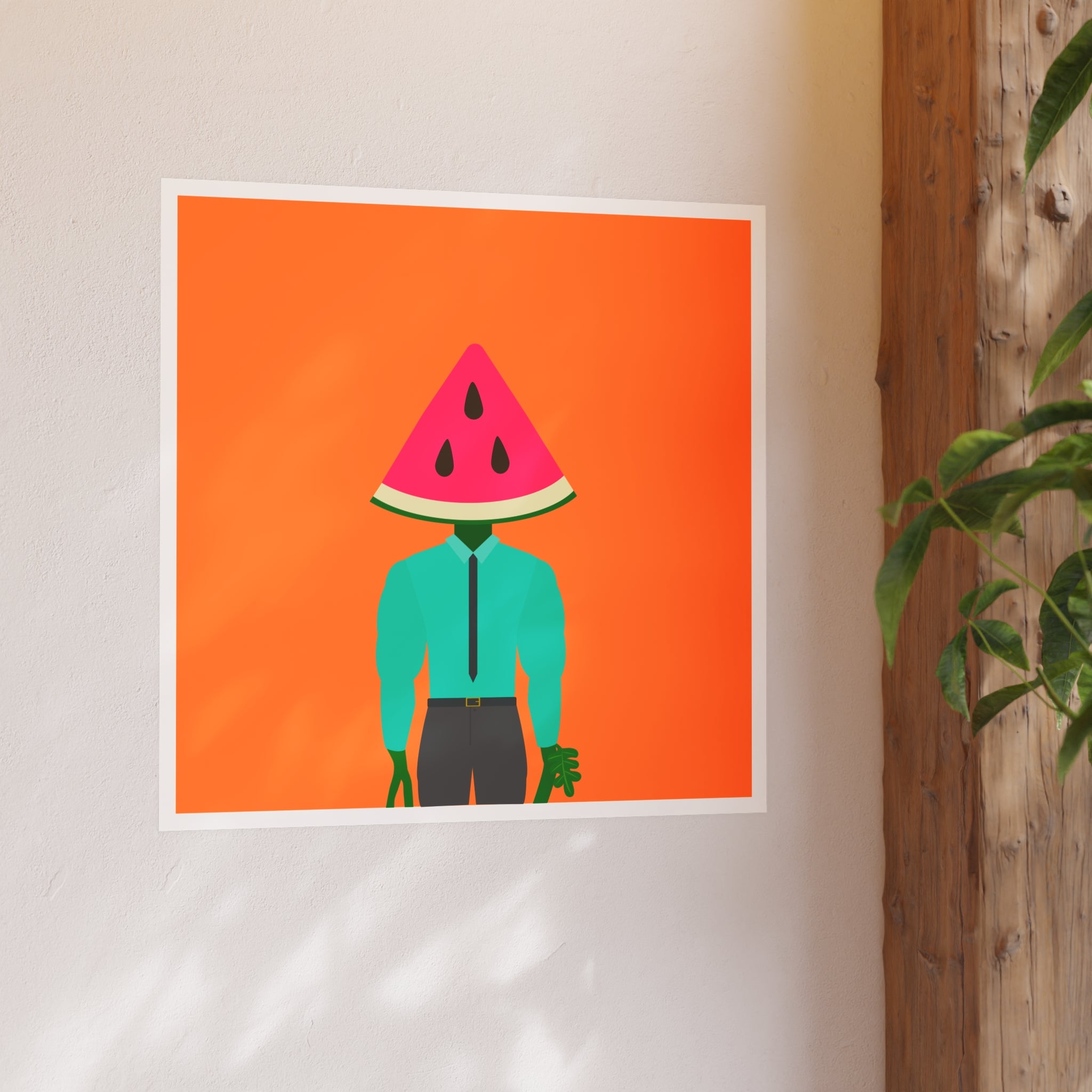 MelonMan | Satin Poster